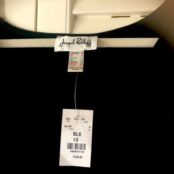 Joseph Ribkoff Black Sleeveless Tunic - Picture 6 of 8